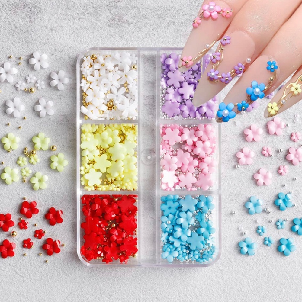3D Acrilic nail charms